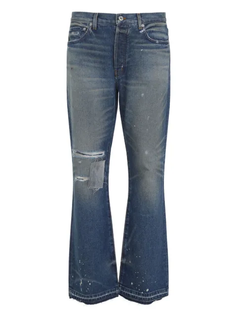 GALLERY DEPT. ripped patch jeans