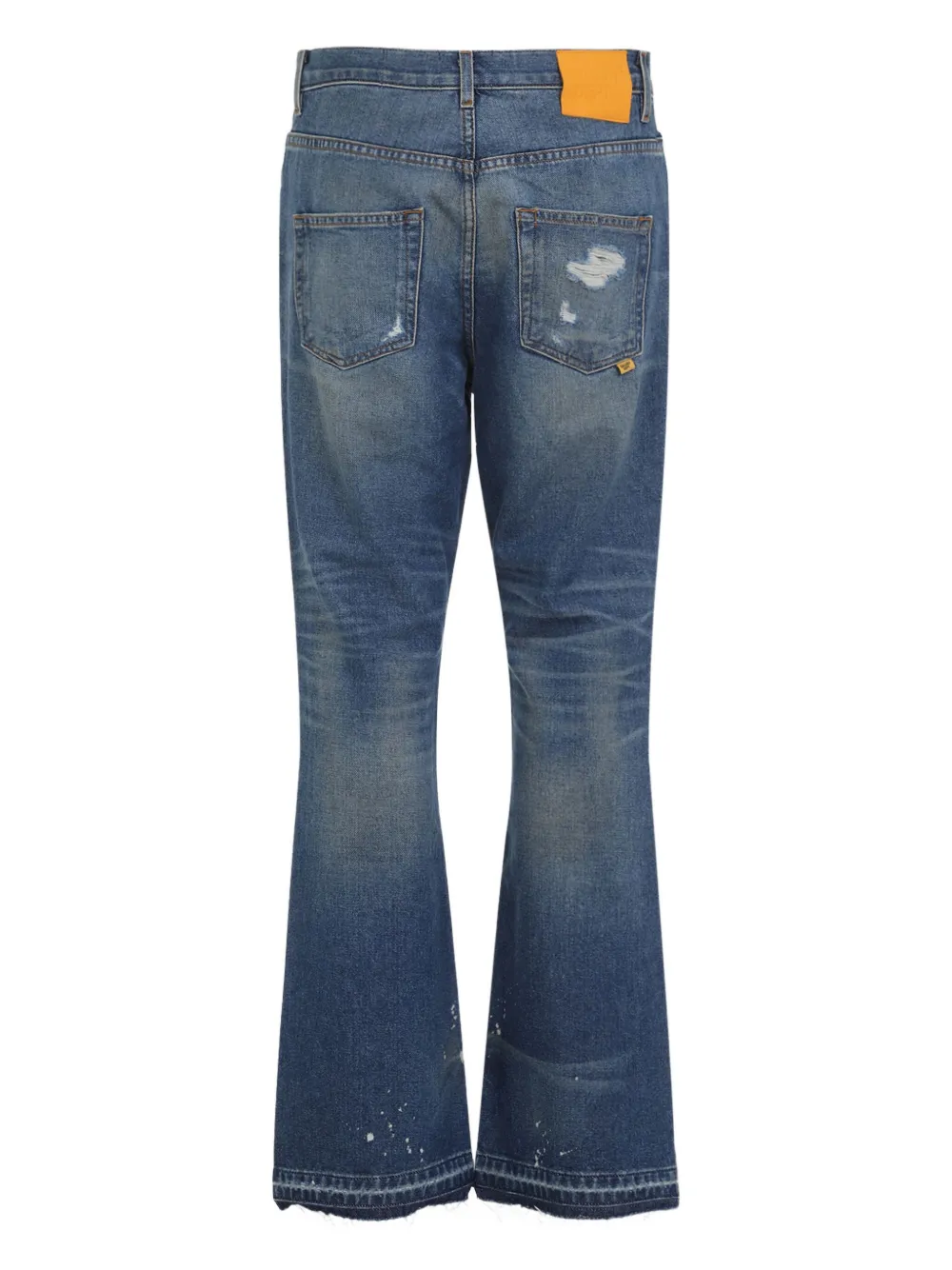 GALLERY DEPT. ripped patch jeans - Blauw