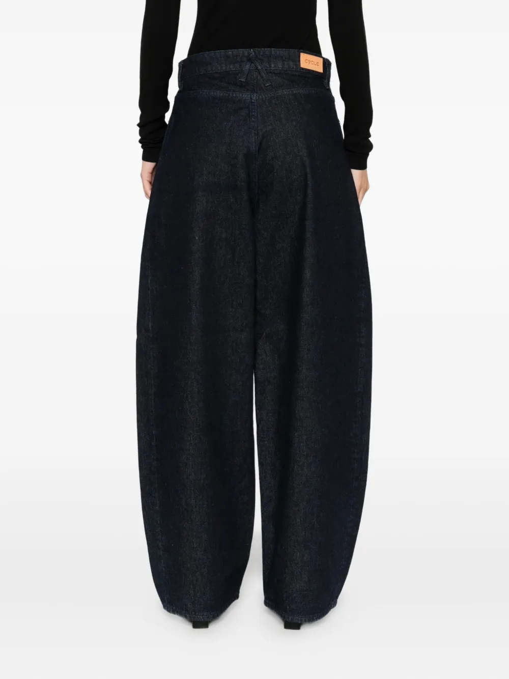 Cycle Jack High-rise Jeans In Blue