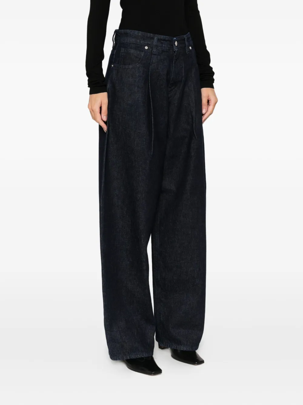 Cycle Jack High-rise Jeans In Blue