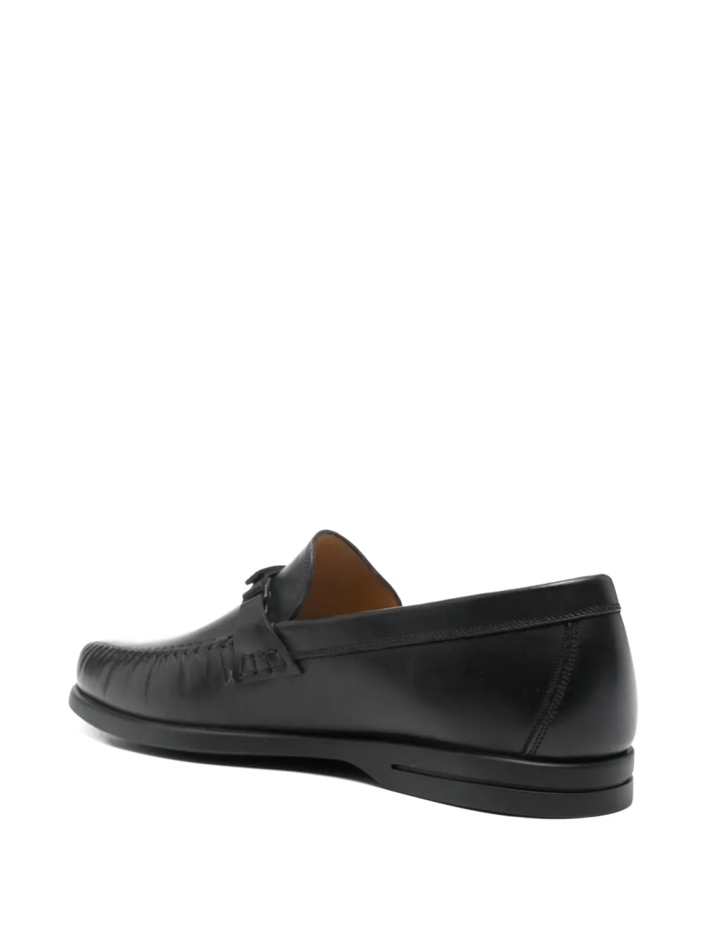 Bally Seddik loafers met ronde neus Zwart