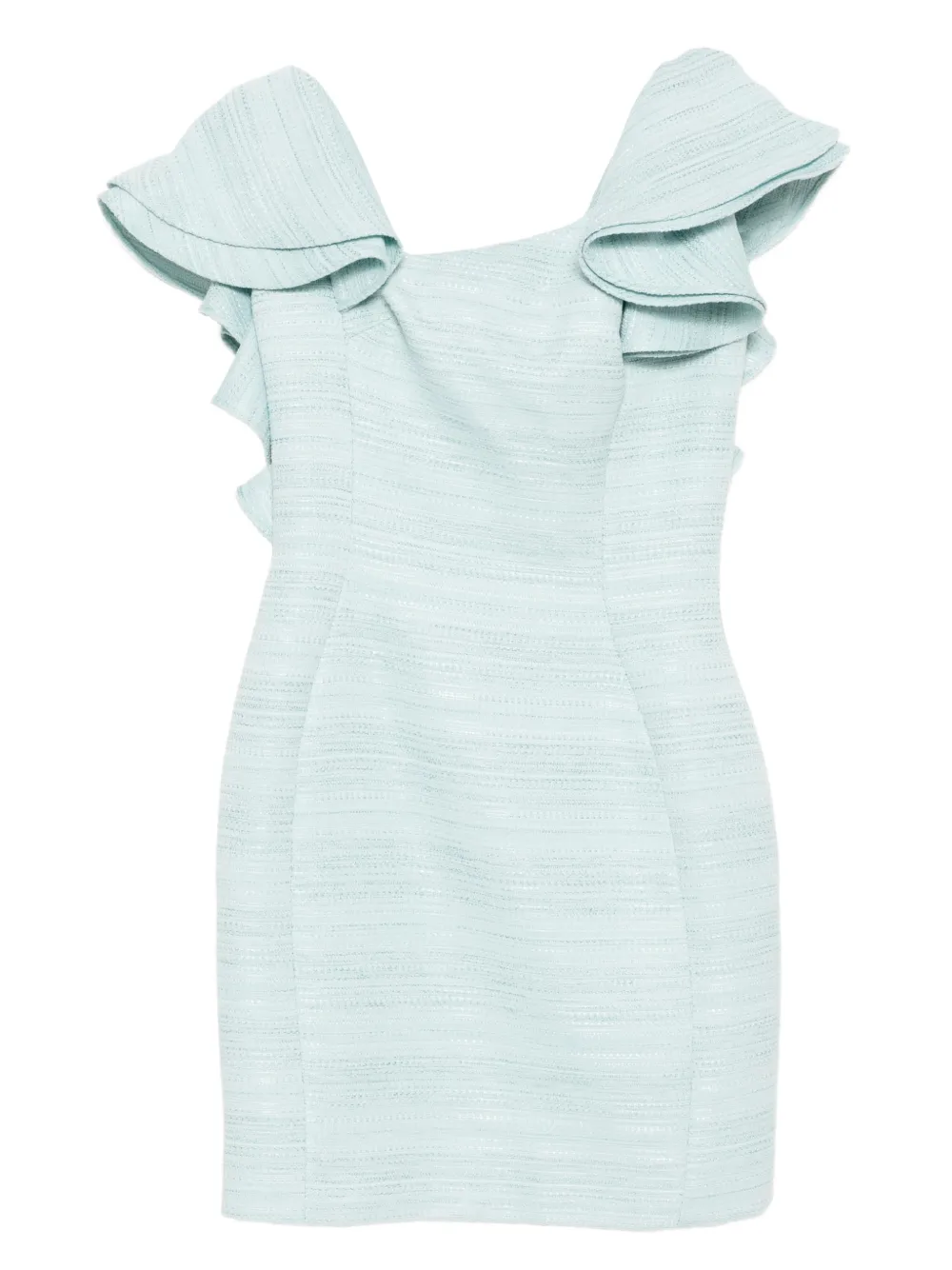 Saiid Kobeisy Abito corto con ruches - Blu