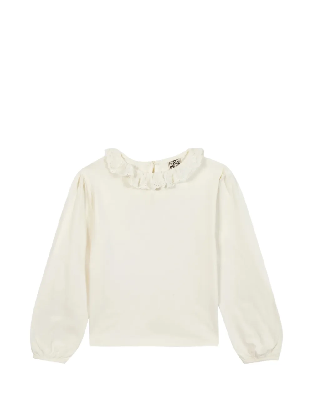 Bonton ruffled T-shirt - Toni neutri