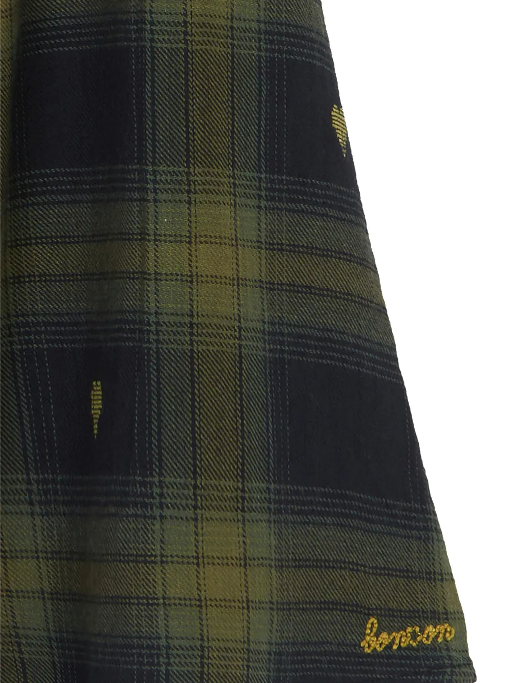 Ruffled Plaid Dress