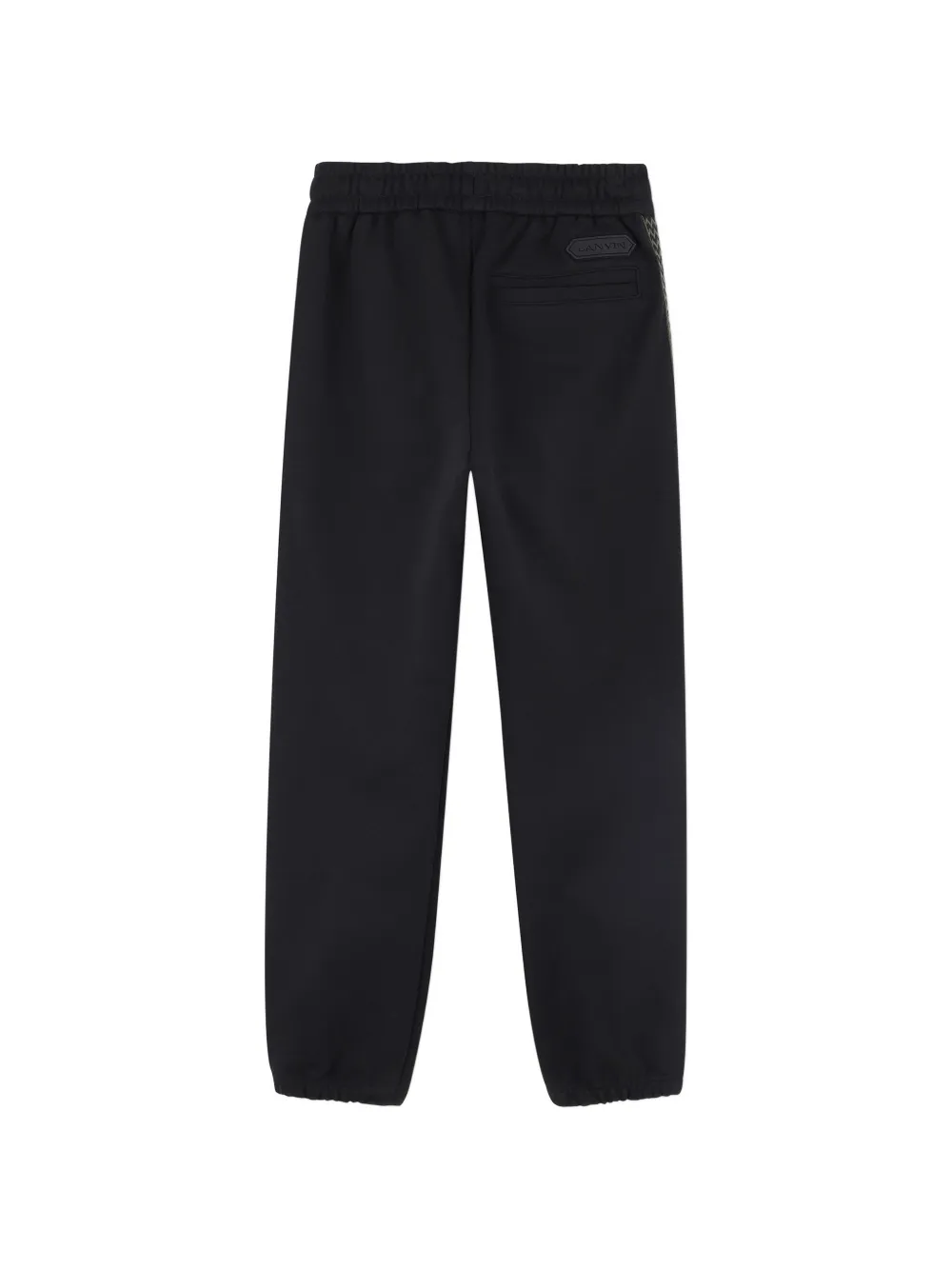  Lanvin Enfant Logo-patch Drawstring Track Pants - Black 
