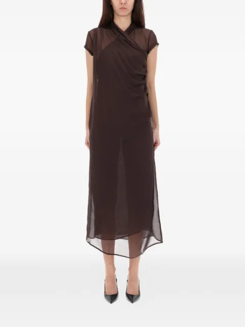 Paloma Wool draped-design midi dress