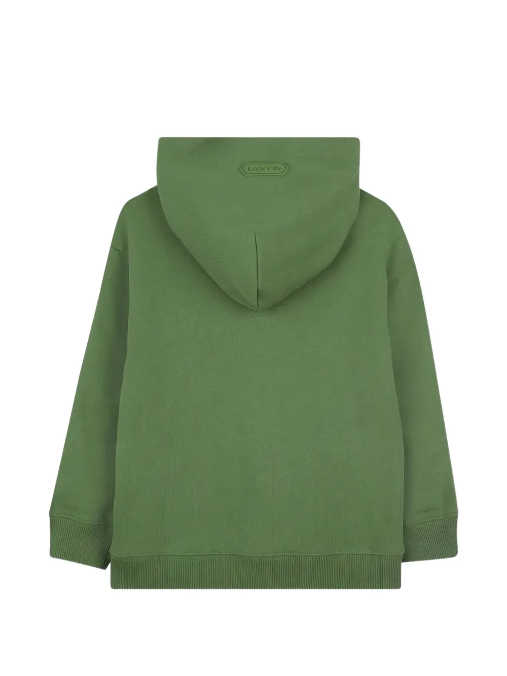 Lanvin Enfant Hoodie met capuchon Groen