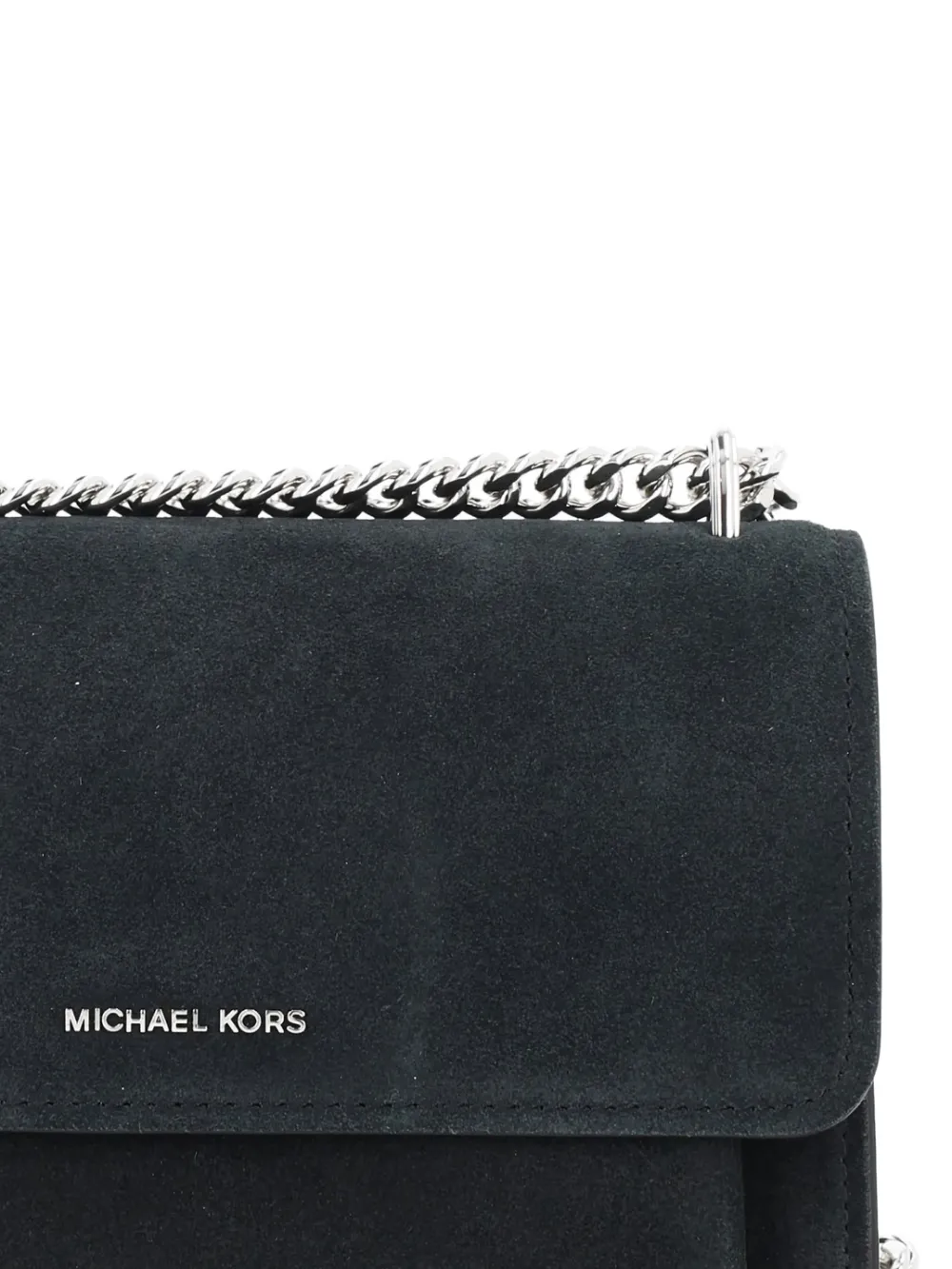 Michael Michael Kors logo-plaque shoulder bag - Zwart