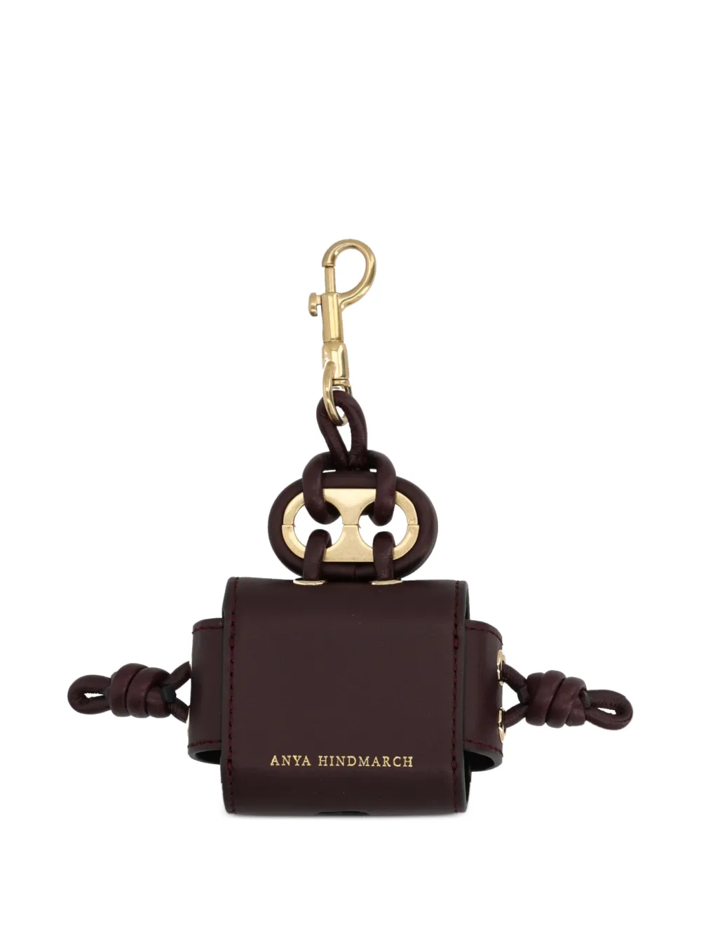 Anya Hindmarch character earphone case charm - Marrone