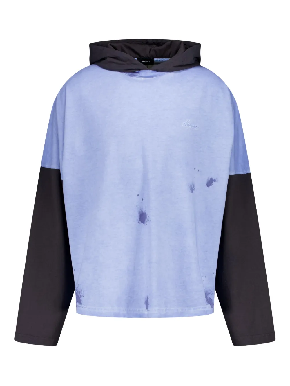 We11 Done Double-sleeve T-shirt In Blue