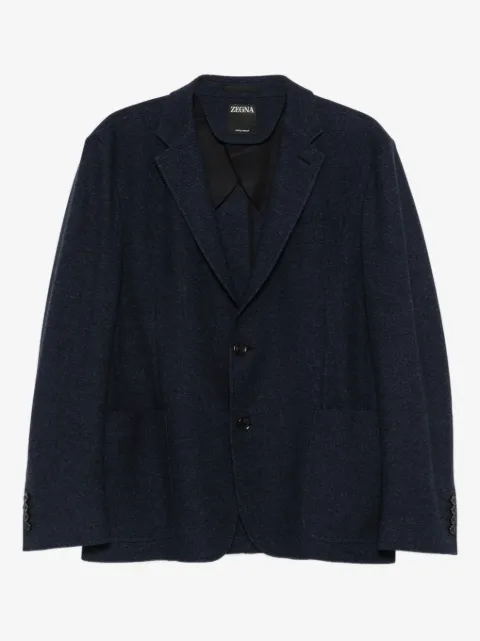 Zegna button-fastening blazer