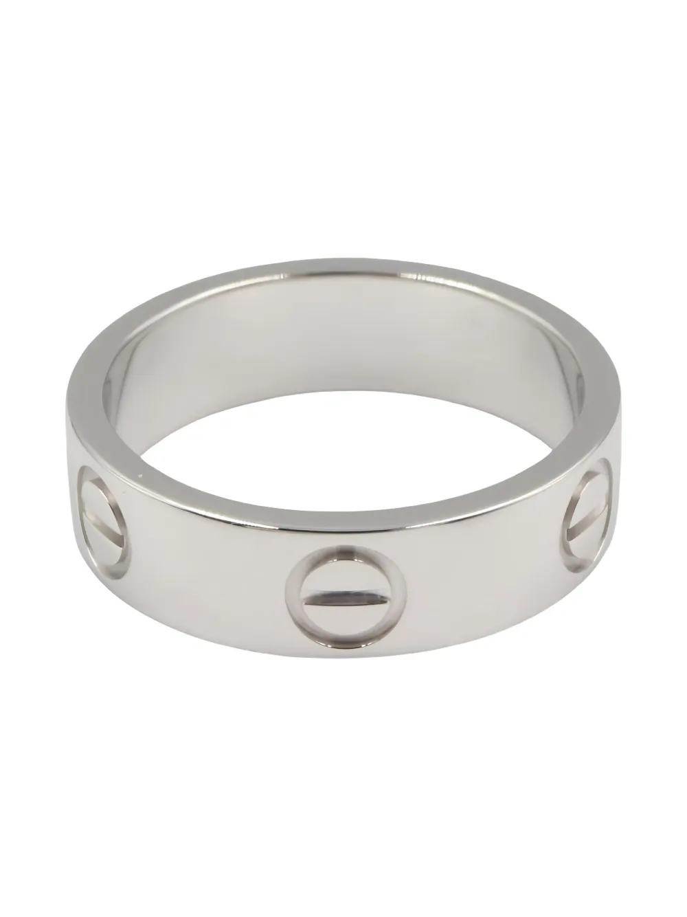 Cartier 2010s 18K white gold Love ring - シルバートーン