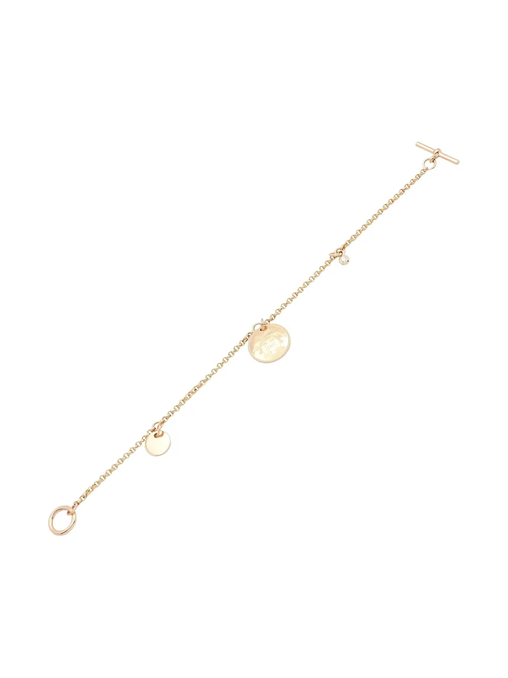 Hermès Pre-Owned pulsera Ex-Libris en oro rosa de 18kt 2010 | rosado | Image 1