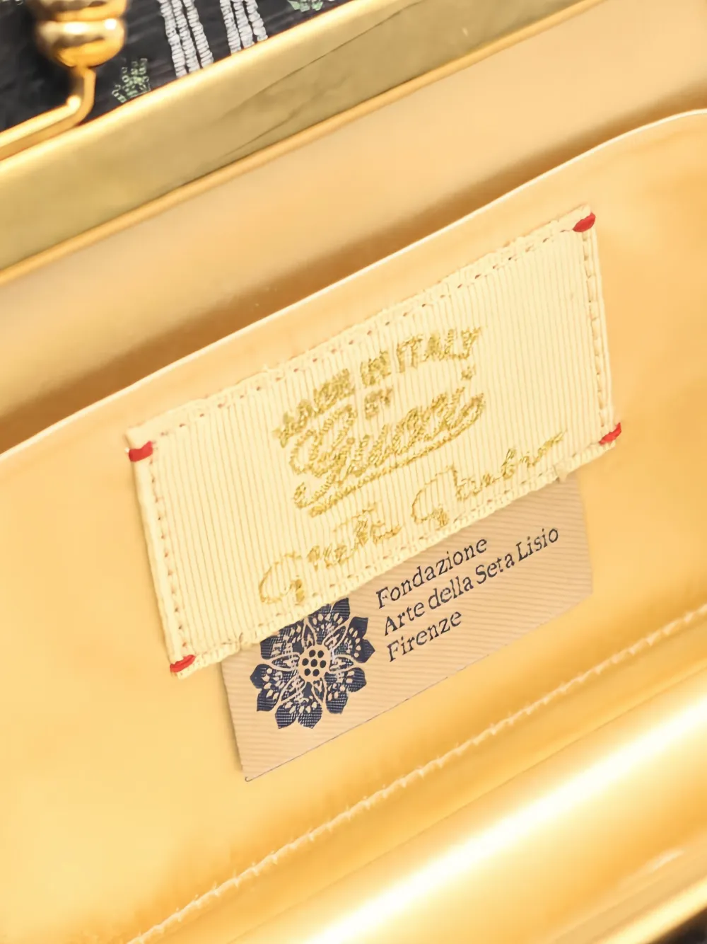 2010s Equestrian-Print Clutch Bag