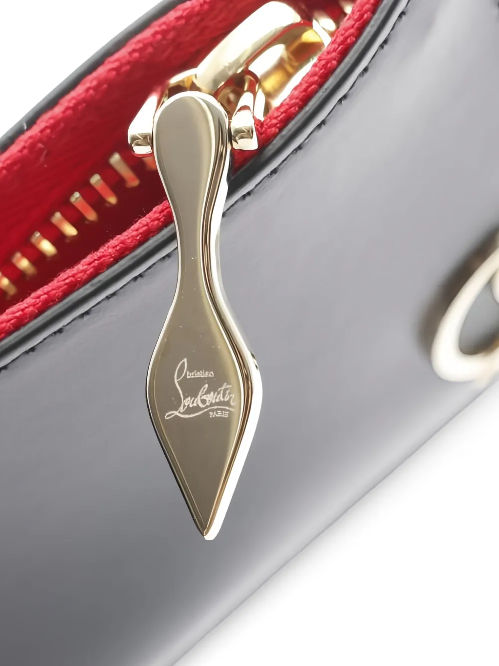 Pre-owned Christian Louboutin 2020s Loubi54 Cardholder In Black