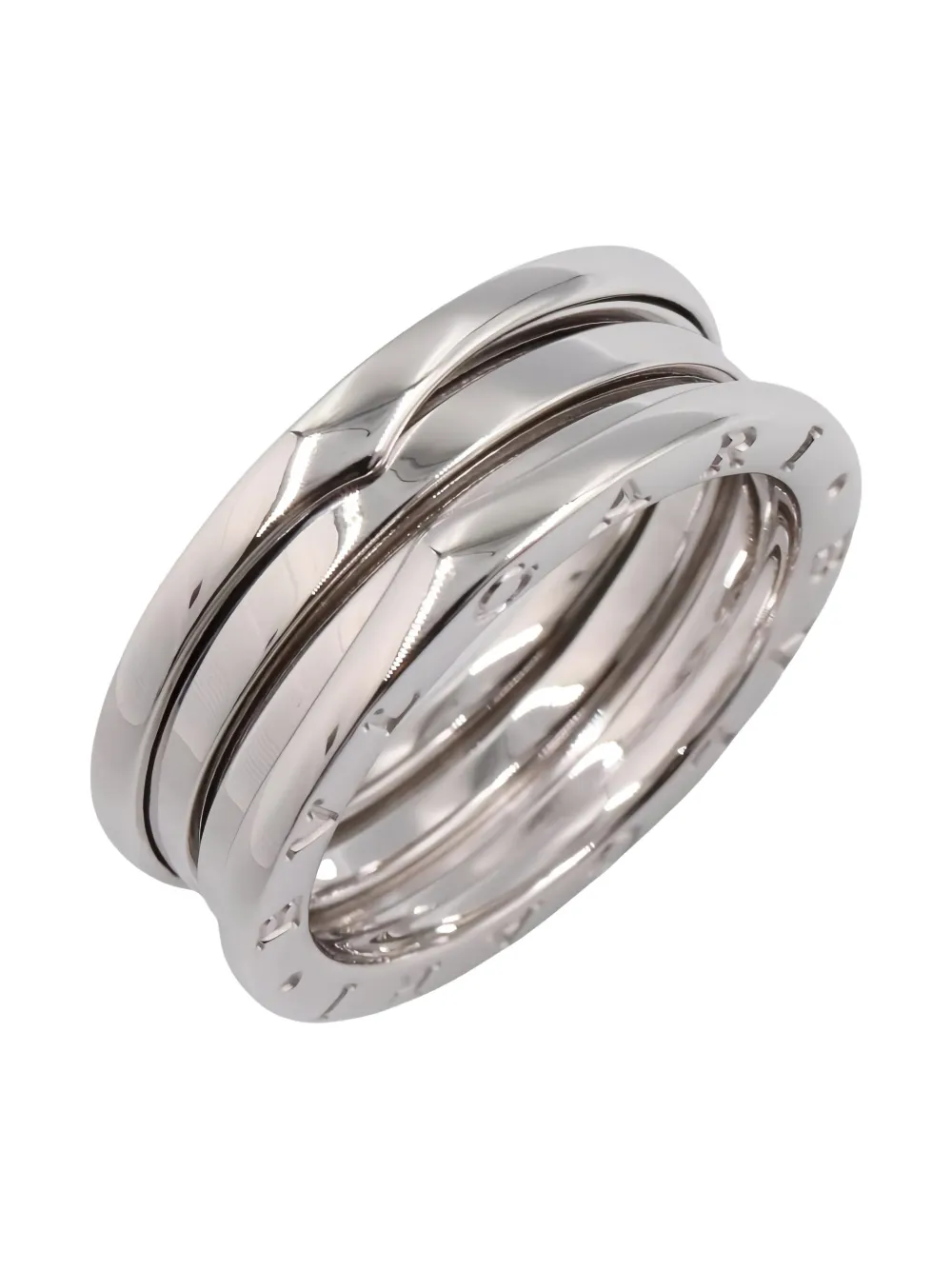 Bvlgari Pre-Owned anillo B.Zero1 en oro blanco de 18kt 2010 | Hombre | Image 2
