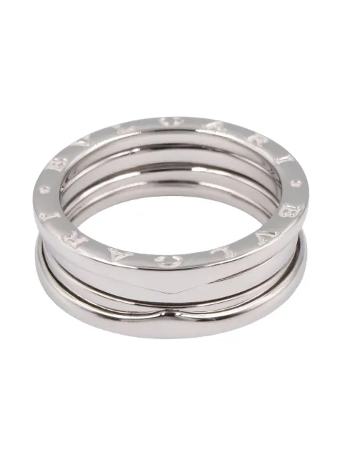 Bvlgari Pre-Owned 2010s 18K white gold B.zero1 ring
