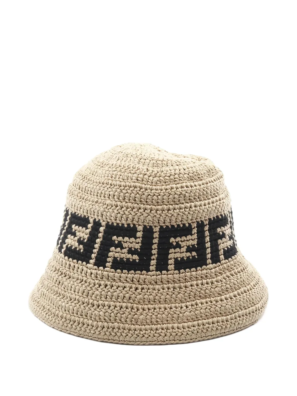 Pre-owned Fendi 2010s Logo-detail Hat In Neutral
