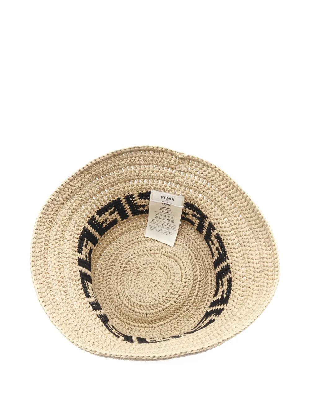 Pre-owned Fendi 2010s Logo-detail Hat In Neutral