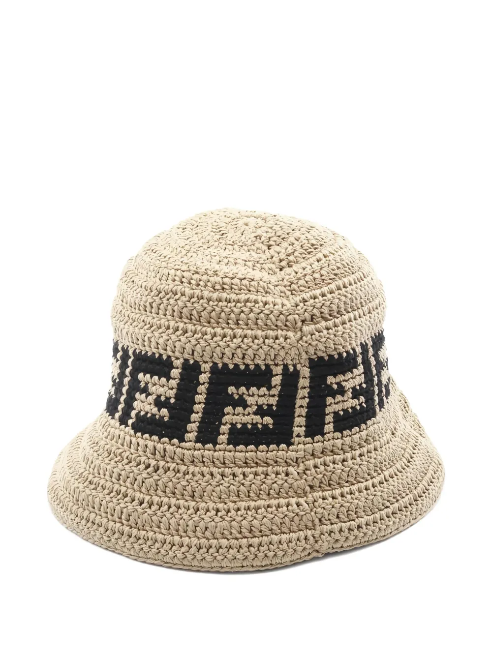 Pre-owned Fendi 2010s Logo-detail Hat In Neutral
