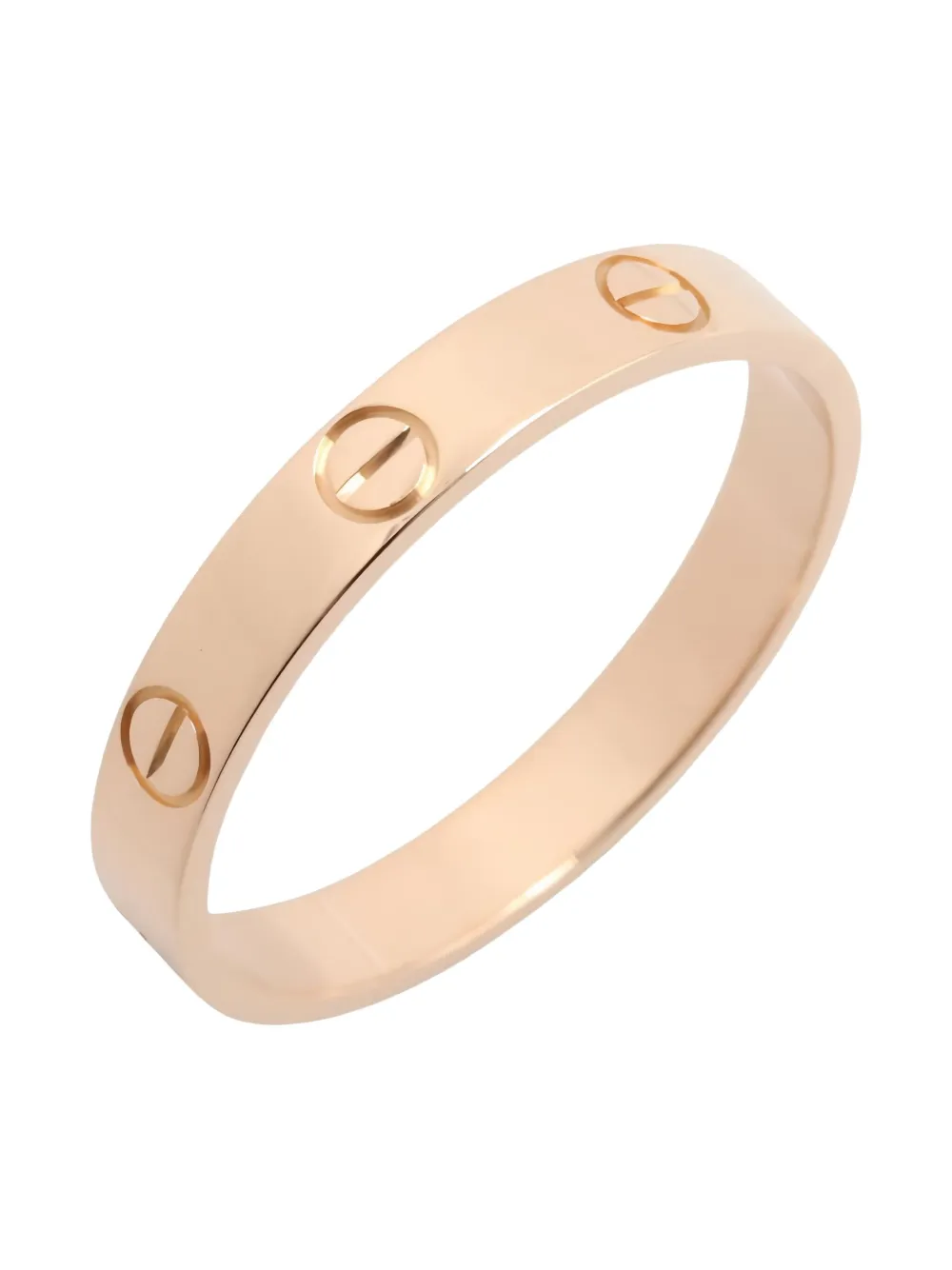 Pre-owned Cartier 2010s 18k Pink Gold Mini Love Ring