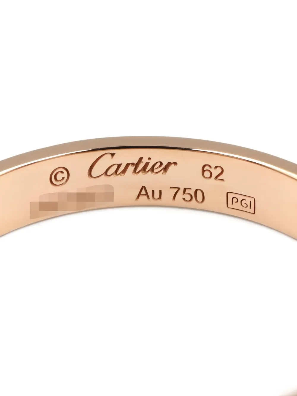 Pre-owned Cartier 2010s 18k Pink Gold Mini Love Ring