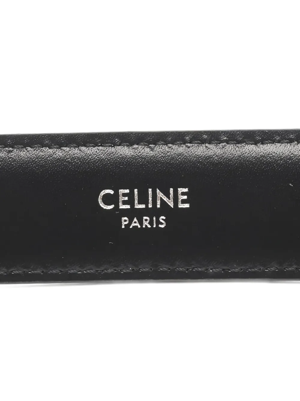 CELINE Pre-owned 2020s Medium Triomphe Belt (25mm ) In Neutral