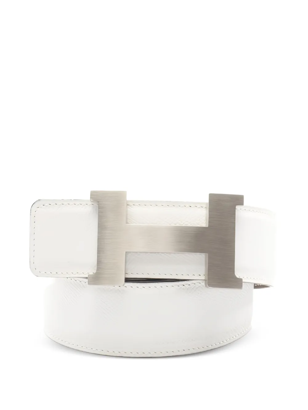 Hermès Pre-Owned 2011 Constance reversible belt | White | Image 1