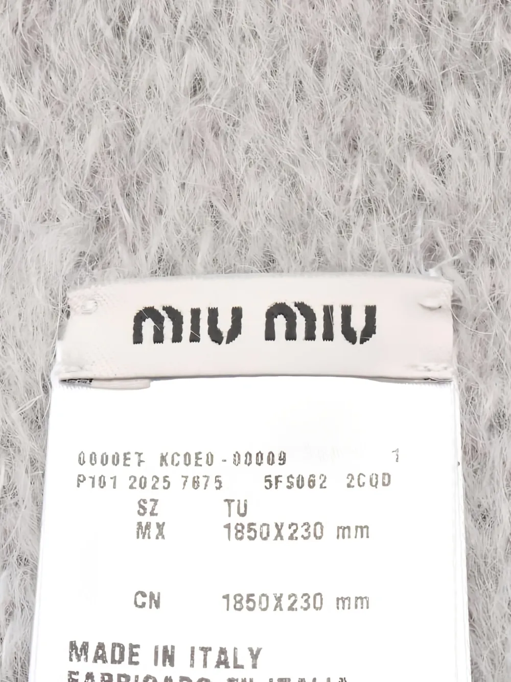 Miu Miu Pre-Owned wool scarf | Image 2