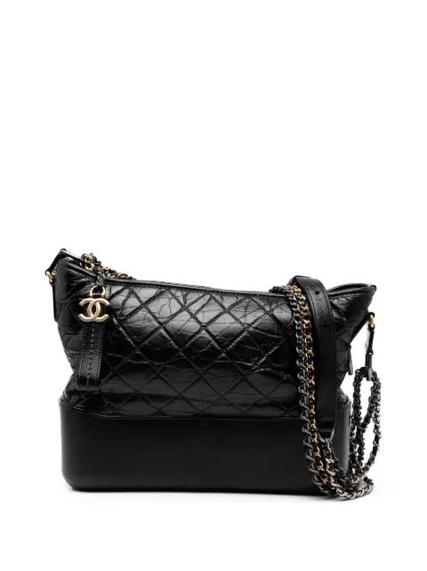 CHANEL Pre-Owned 2017-2018 Medium Aged Calfskin Gabrielle Crossbody shoulder bag