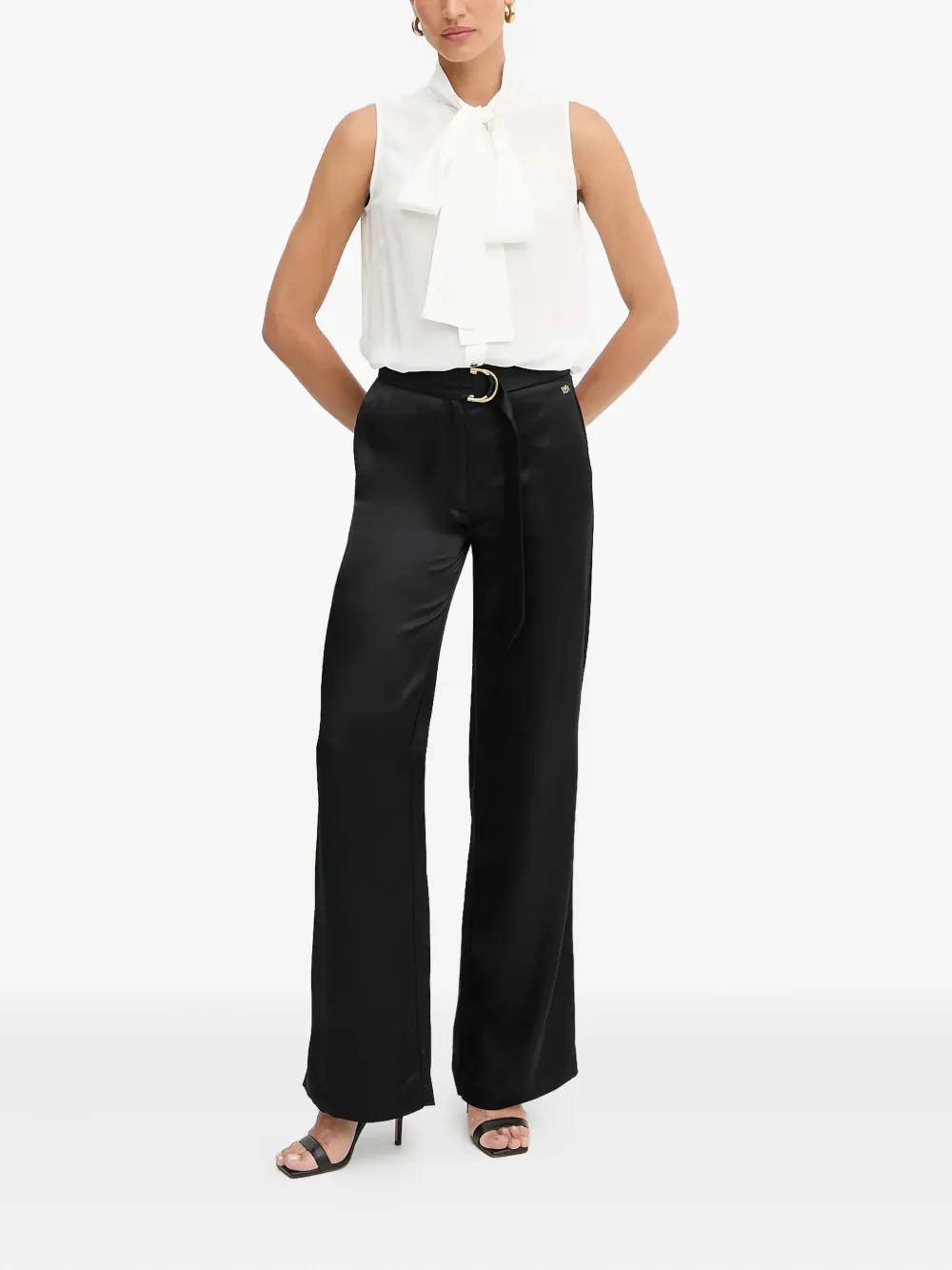 Marciano tie-neck sleeveless top - Wit