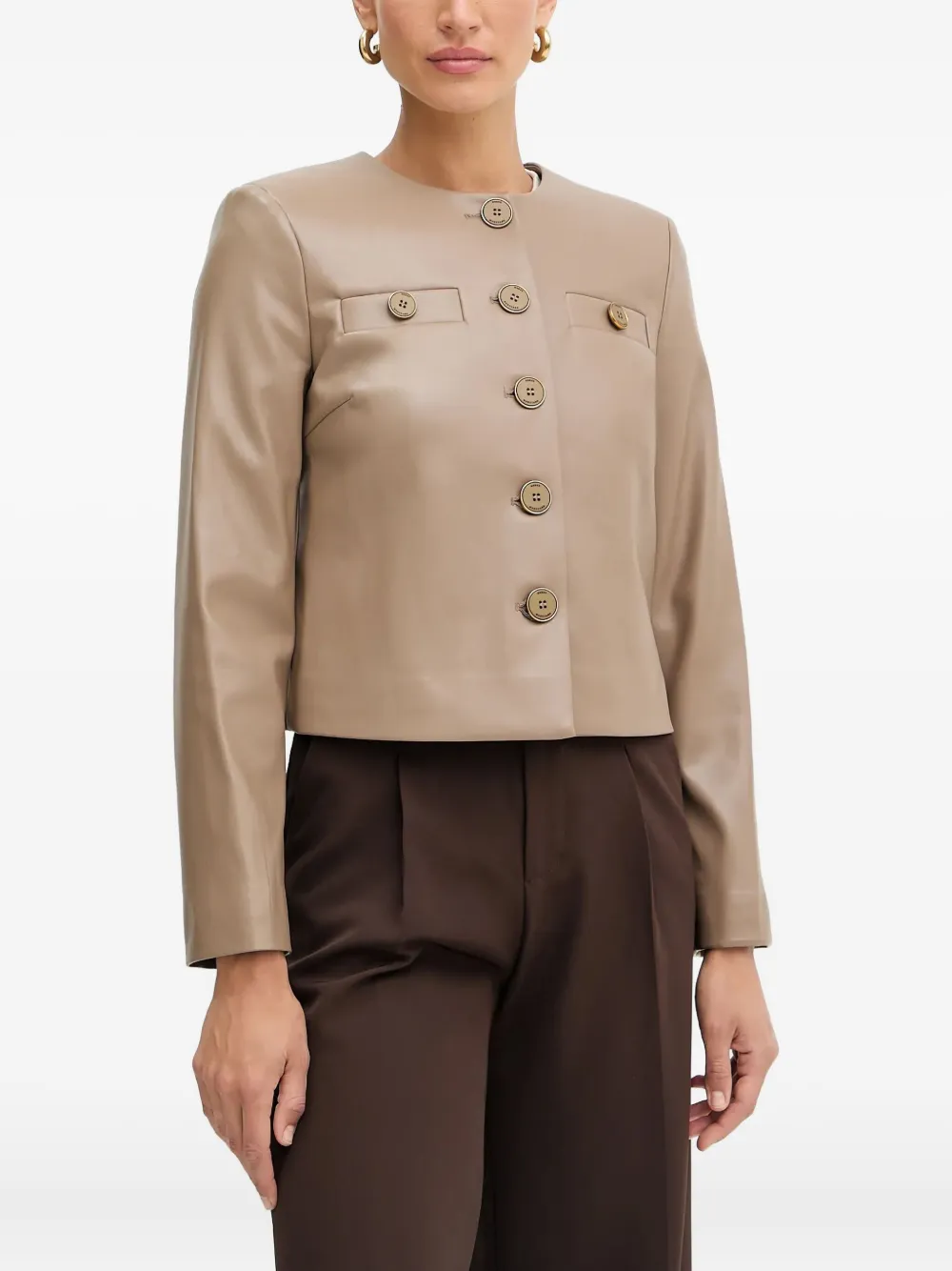 GUESS USA buttoned jacket - ブラウン GUESS USA buttoned jacket - ブラウン