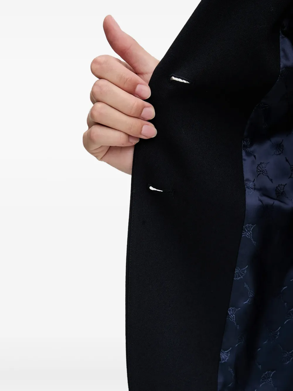 Joop! Jil blazer met zakknoop Blauw