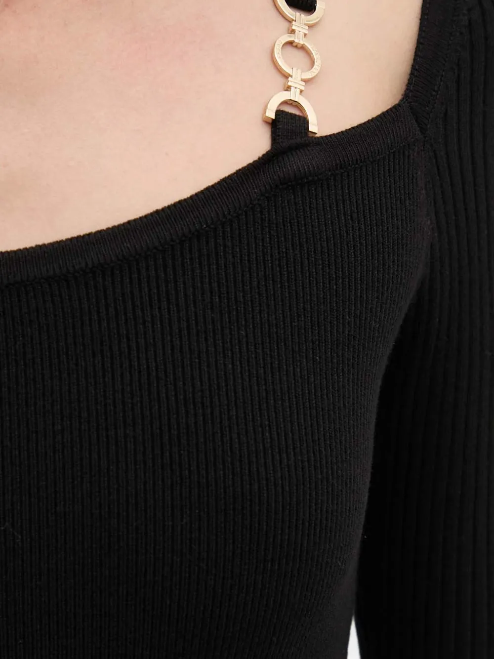 Guess Usa Isa Cut-out Mini Dress In Black