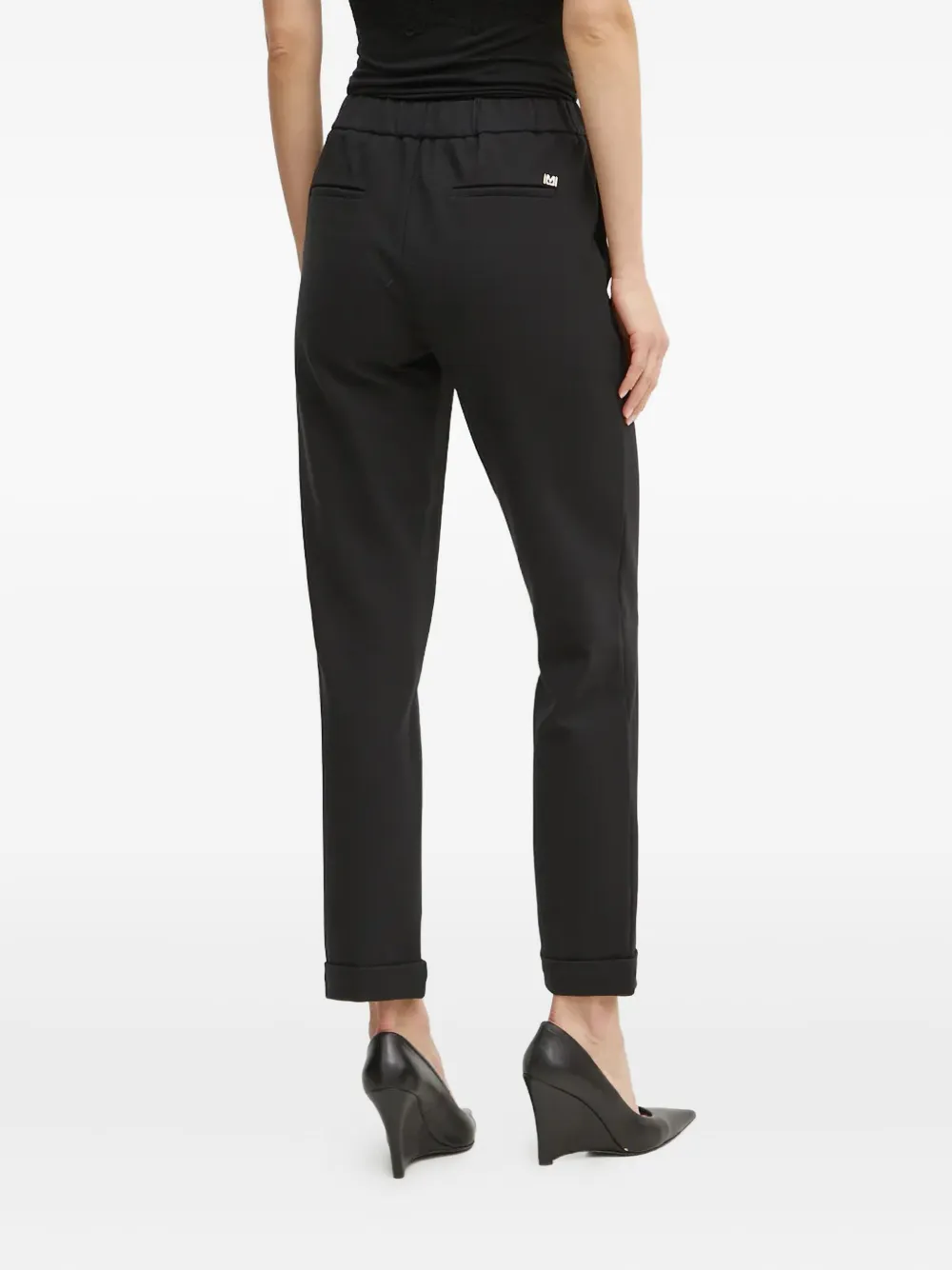 Marciano Metal-logo Trousers In Black