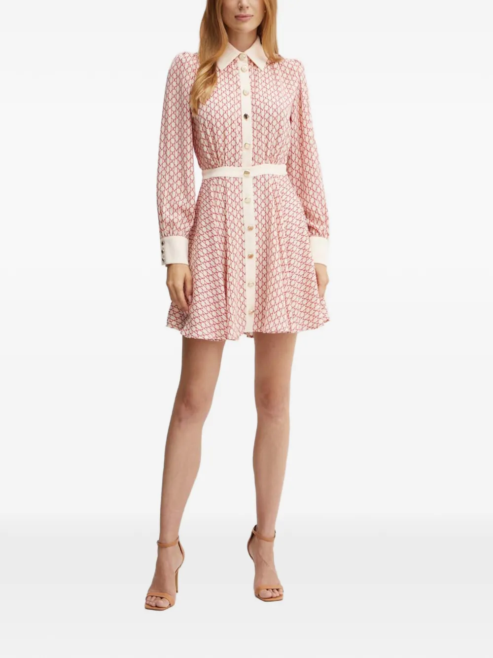 MARCIANO by GUESS Edith buttoned collared mini dress | Day Dresses | Image 2