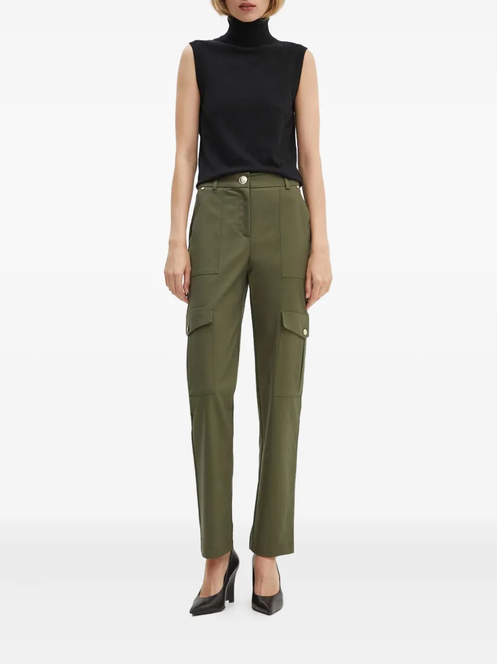 Marciano Flap-pocket Trousers In Green