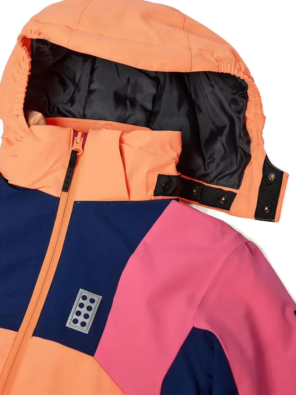 Lego Colourblock Hooded Jacket - Orange 