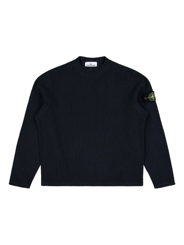 Stone Island Back yoke-detail Sweatshirt | Blue | FARFETCH