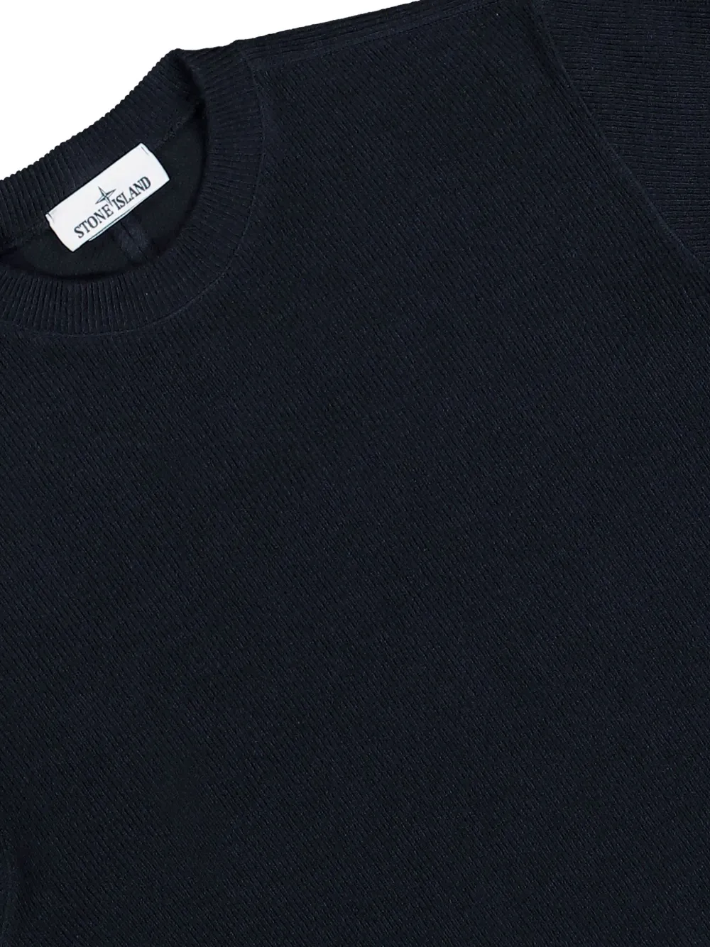 Stone Island Back Yoke-detail Sweatshirt In Black
