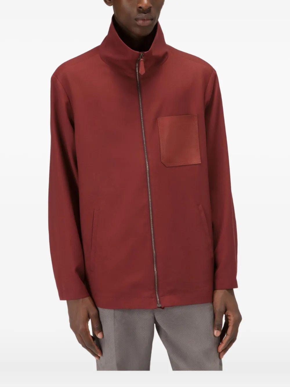 Bally Wool Jacket In Red