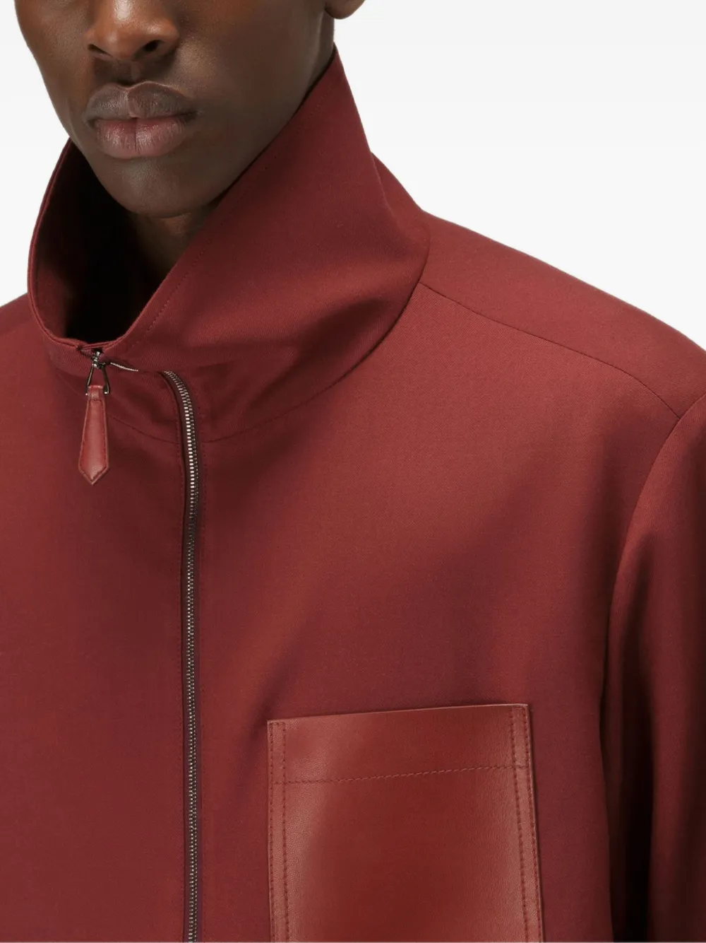 Bally Wool Jacket In Red