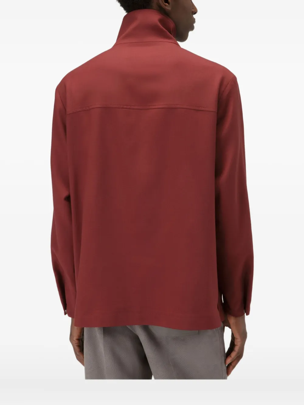 Bally Wool Jacket In Red