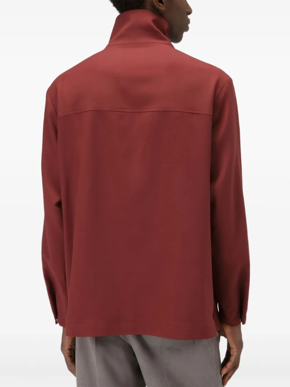 Bally Wollen jack Rood