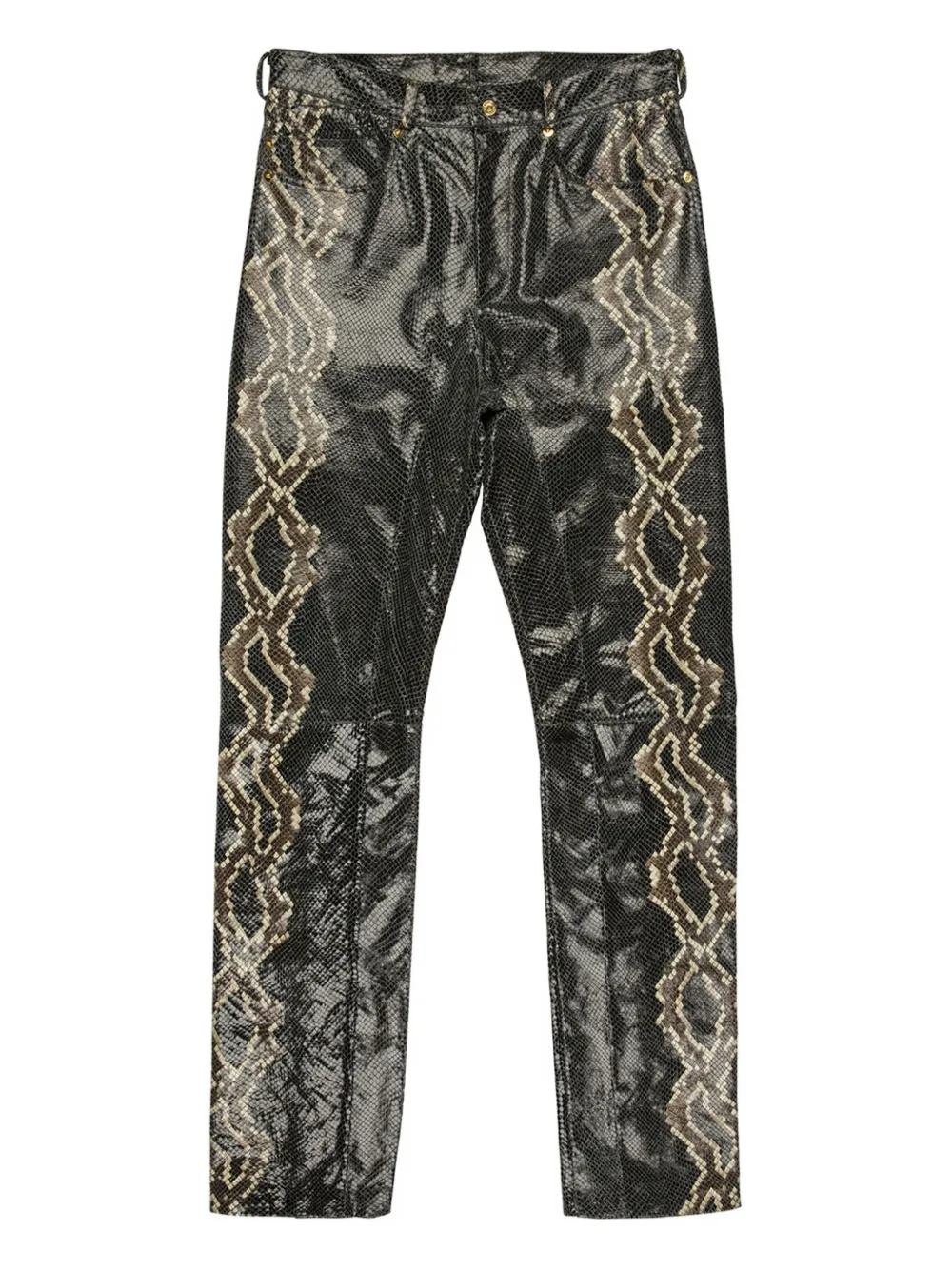 Bally printed leather trousers | Black | Image 1