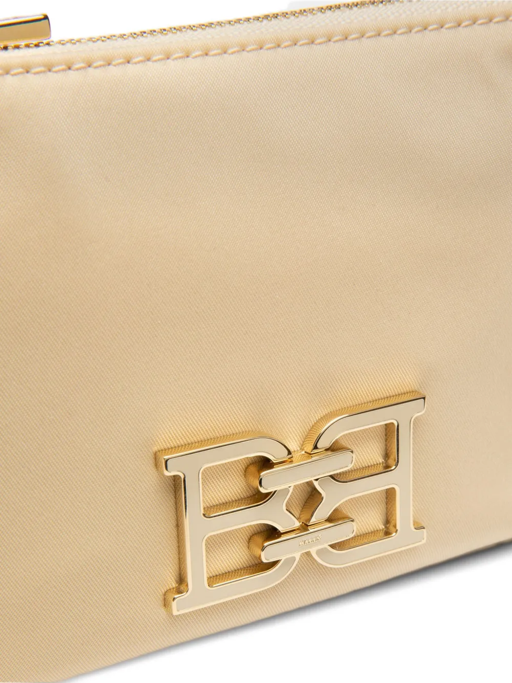 Bally Evod leren portemonnee met logoplakkaat Beige