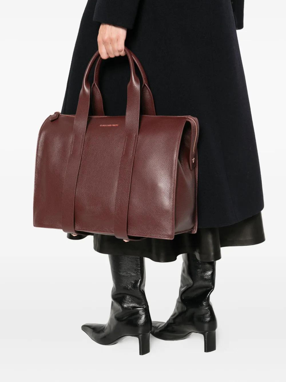 Alexander Smith large Jane leather tote bag - Rood