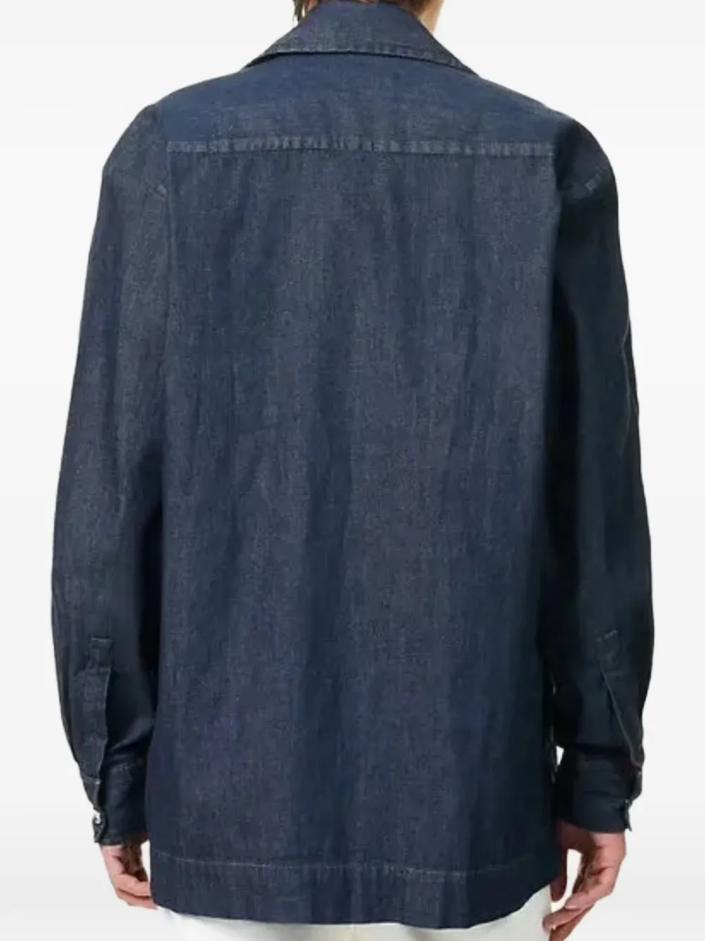 Vivienne Westwood pocket embroidered shirt Blauw