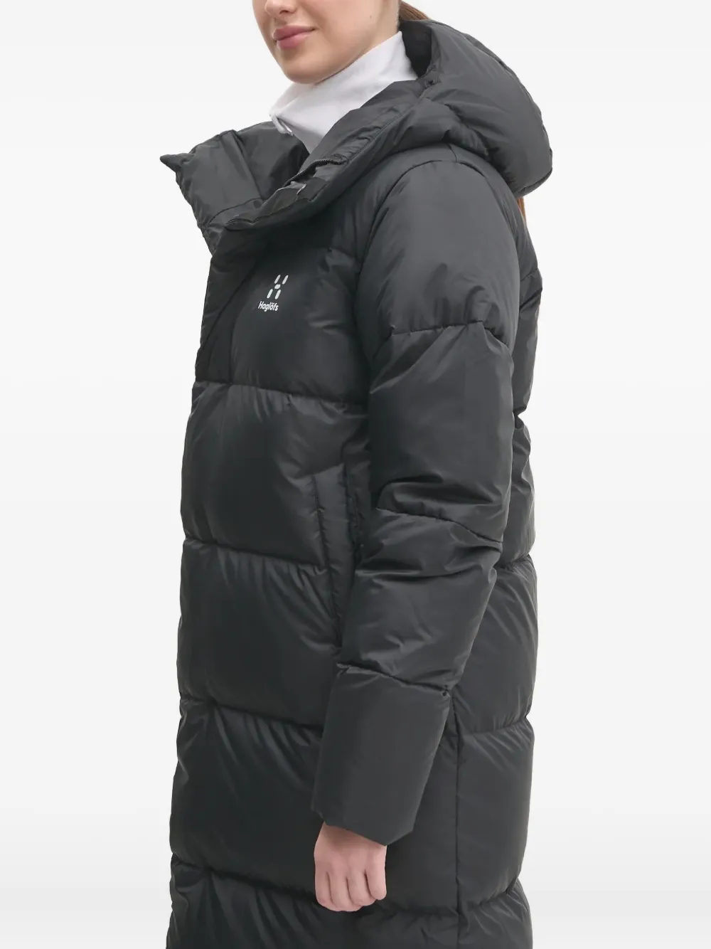 Haglöfs hooded padded coat - Zwart