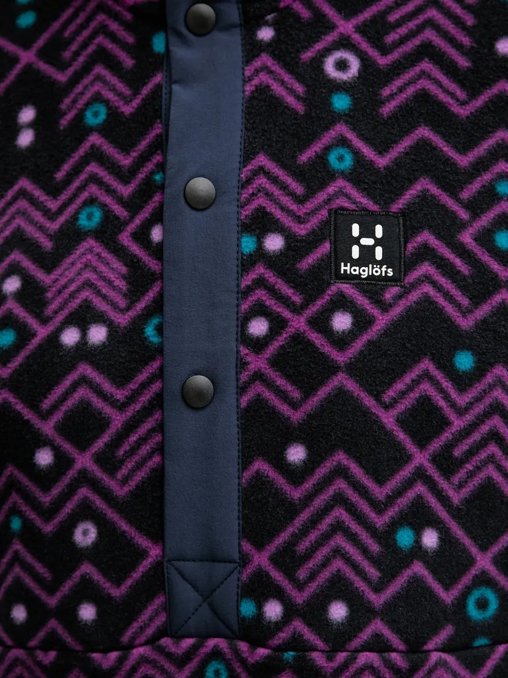 Haglöfs Mora Geometric-patterned Sweater In Purple